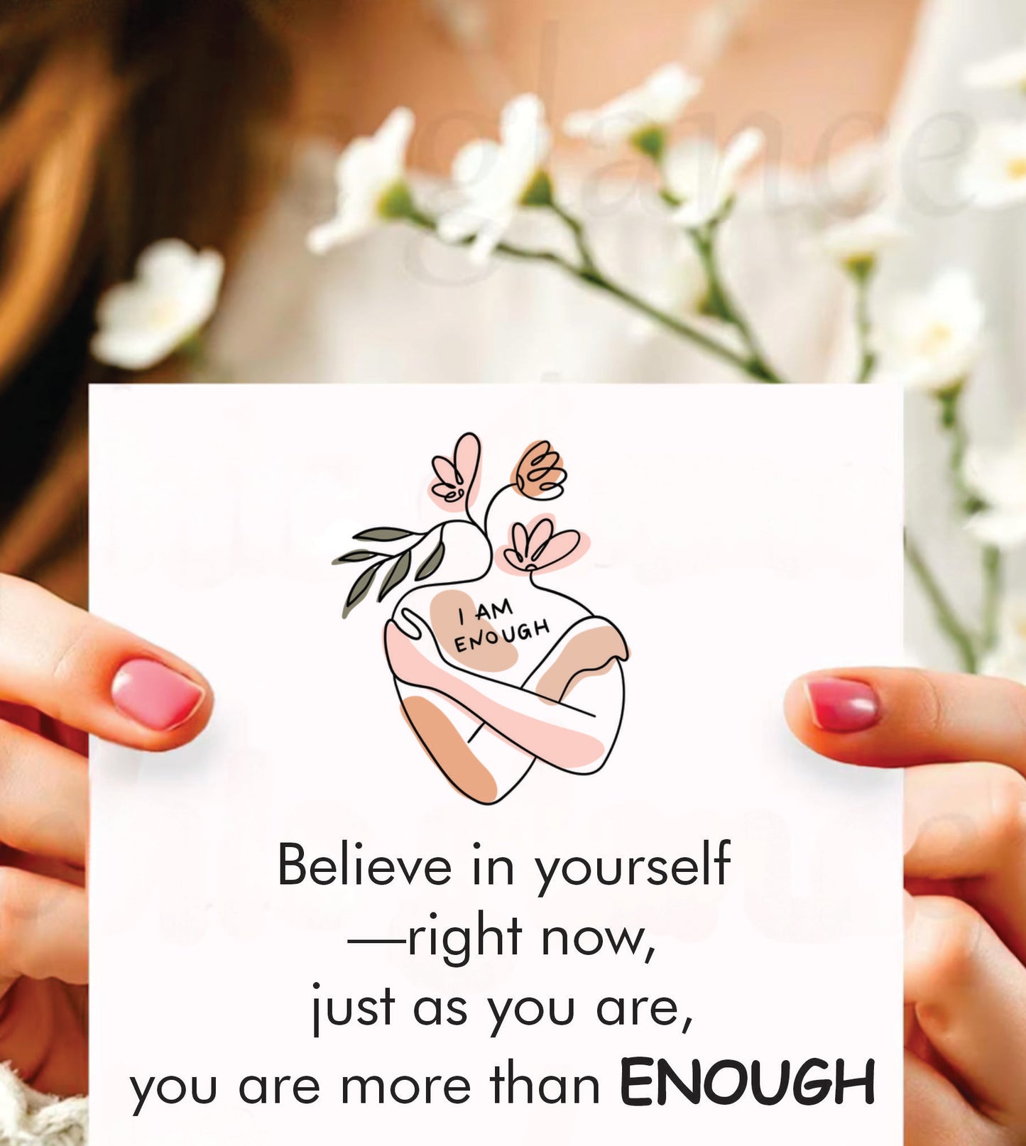 Adjustable | 'I Am Enough' Ring