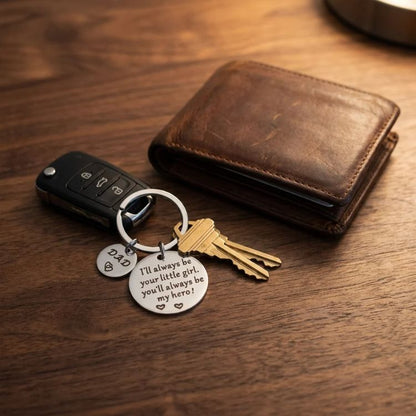 To My Hero, To My Angel – A Keychain for Mom & Dad