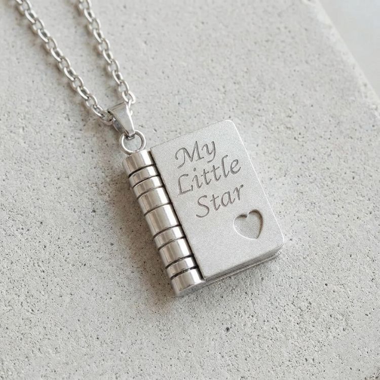 My Little Star Book Locket Necklace