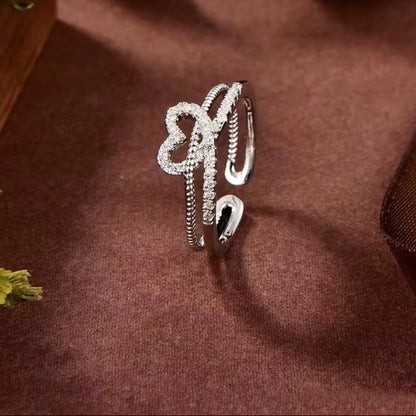 To My Lovely Wife-Knot Heart Ring