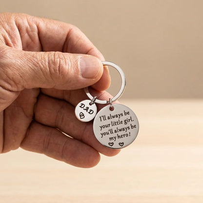 To My Hero, To My Angel – A Keychain for Mom & Dad
