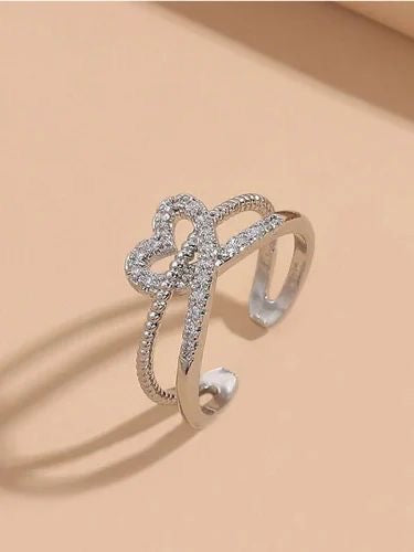 To My Lovely Wife-Knot Heart Ring
