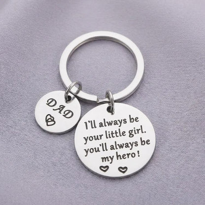 To My Hero, To My Angel – A Keychain for Mom & Dad