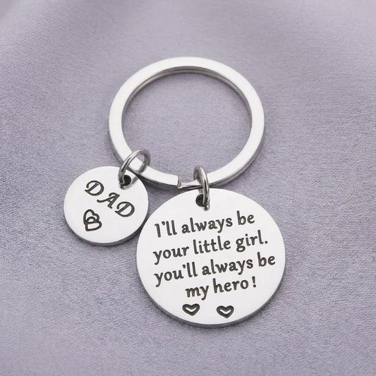 To My Hero, To My Angel – A Keychain for Mom & Dad