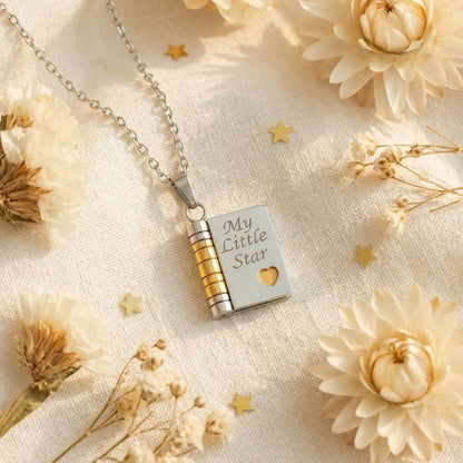 My Little Star Book Locket Necklace