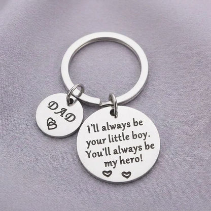 To My Hero, To My Angel – A Keychain for Mom & Dad