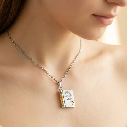 My Little Star Book Locket Necklace