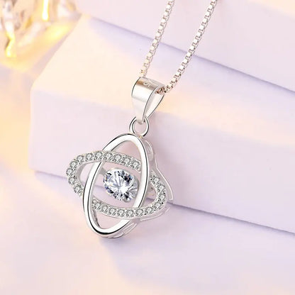 To My Daughter - Love Knot Necklace
