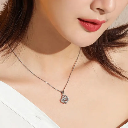 To My Daughter - Love Knot Necklace